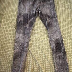 Marmot Gray Geometric Leggings